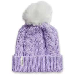 Turtle Fur Kids' Lizzy Faux Fur Pom Beanie