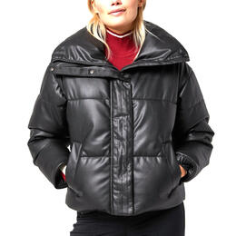 Alp-N-Rock Women's Peak Puffer Leather Jacket