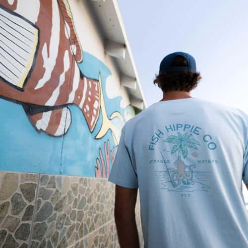 Fish Hippie Men's 8 Ways T Shirt alt image view 3