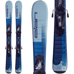 Elan Kids' Maxx Blue JR Shift Skis With EL 4.5 GW Bindings