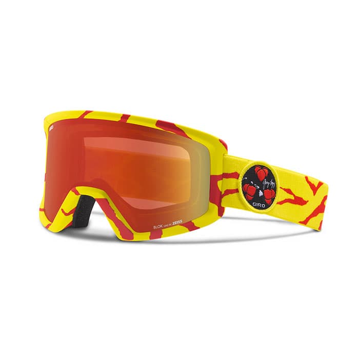 Giro Blok Snow Goggles With Amber Scarlet Lens Sun & Ski Sports