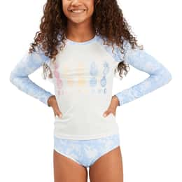 Billabong Girls' On A Rainbow Long Sleeve Rashguard Set