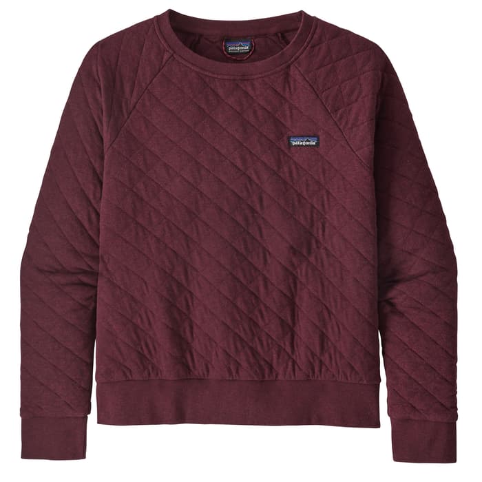 patagonia organic cotton quilt crewneck sweatshirt