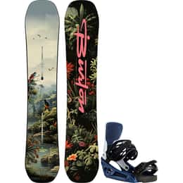 Burton Men's Custom Camber Wide + Cartel X EST Snowboard Package '26