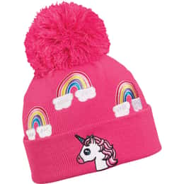 Turtle Fur Kids' Unicorn Pom Beanie