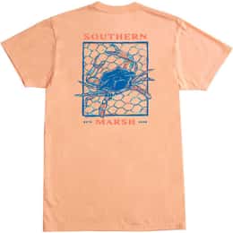 Southern Marsh Men's Blue Crab Short Sleeve T Shirt