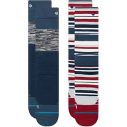 Stance Kids' Block Poly Snow OTC 2 Pack Socks