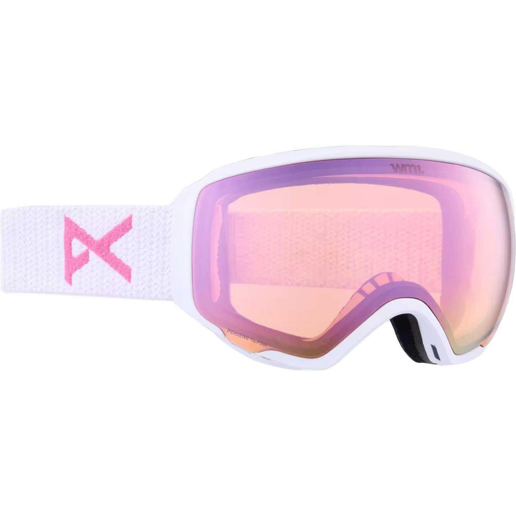 Anon Women's WM1 Snow Googles Bonus Lens MFI Face Mask Bundle -  00193177701839