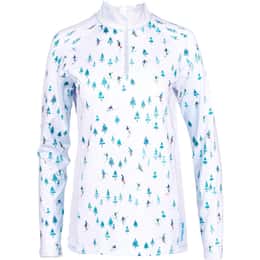 Hot Chillys Women's Micro-Elite Chamois Zip-T Shirt