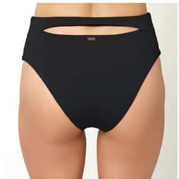 O'neill Women's Salt Water Solids High Waist Bikini Bottom