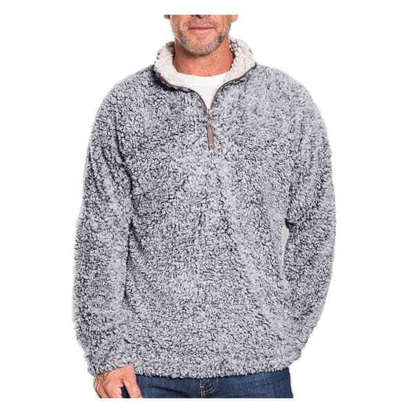 True Grit Men's Frosty Tip Pile 1/4 Zip Pullover Sweater - Sun & Ski