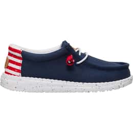 Hey Dude Boys' Wally Youth Americana II Shoes
