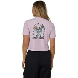 Salty Crew Women's Ocean Spray Crop T Shirt