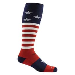 Darn Tough Vermont Men's Captain Stripe OTC Midweight Ski & Snowboard Socks