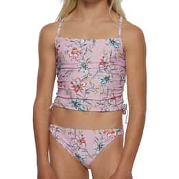 O'Neill Girls' Sydney Floral Cinch Tankini Swim Set