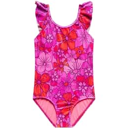 Beach Lingo Little Girls' Sweet & Spicy Ruffle One Piece Swimsuit