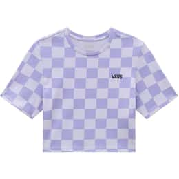 Vans Women's Check Crew Crop T Shirt