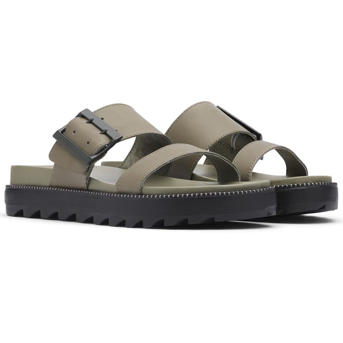 sorel women's roaming buckle slide sandals