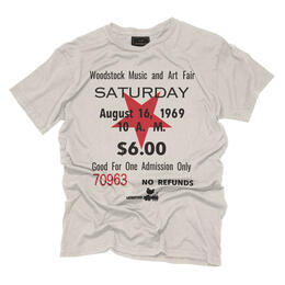 Original Retro Brand Men's Black Label Woodstock T Shirt