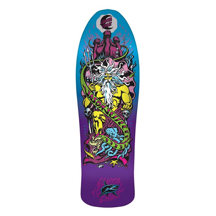 Santa Cruz Jessee Neptune Reissue Skateboard Deck - Sun & Ski Sports