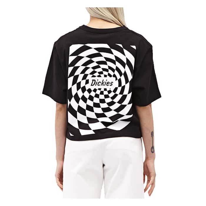 Dickies Girl Women's Spiral Check Short Sle