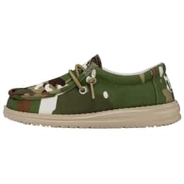Hey Dude Boys' Wally Youth Ripstop Casual Shoes