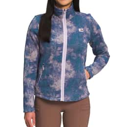 The North Face Women's Printed Crescent Full Zip Fleece Jacket