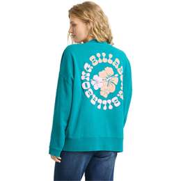 Billabong Women's Pinky Keen Palm Crew Fleece
