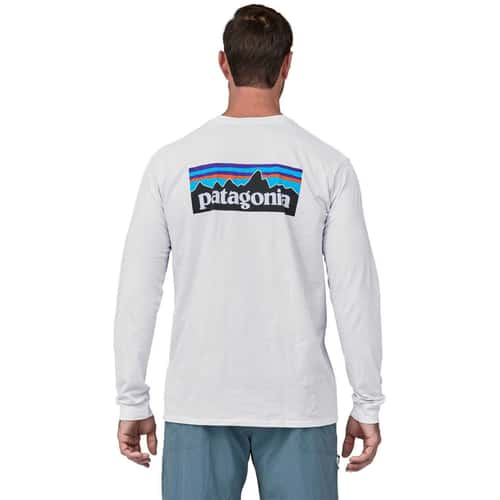 Patagonia Men's Patagonia Men's Long-Sleeved P-6 Logo Responsibili-Tee® T Shirt alt image view 0