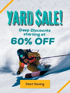 Yard Sale! Deals Starting at 60% Off