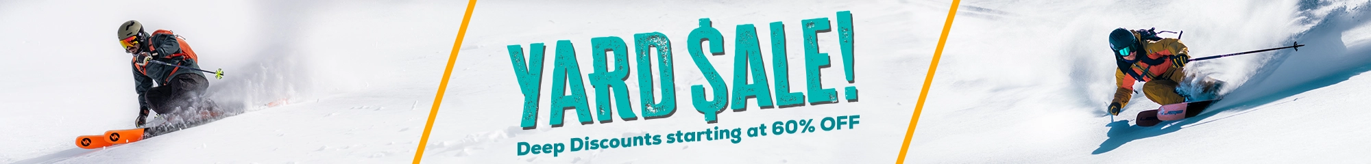 Yard Sale! Deals starting at 60% off on past season styles. 