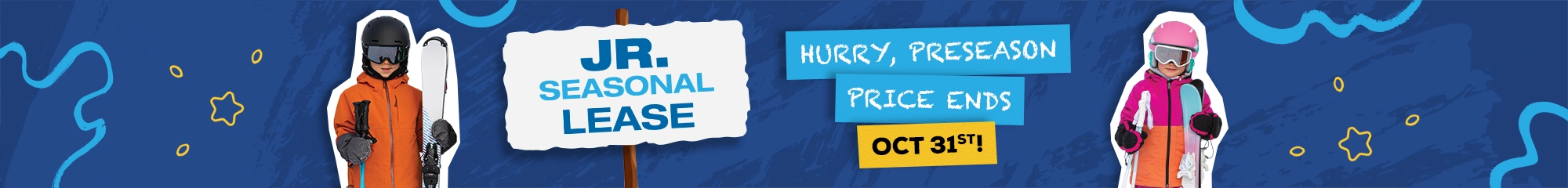 Junior Ski & Snowboard Seasonal Lease