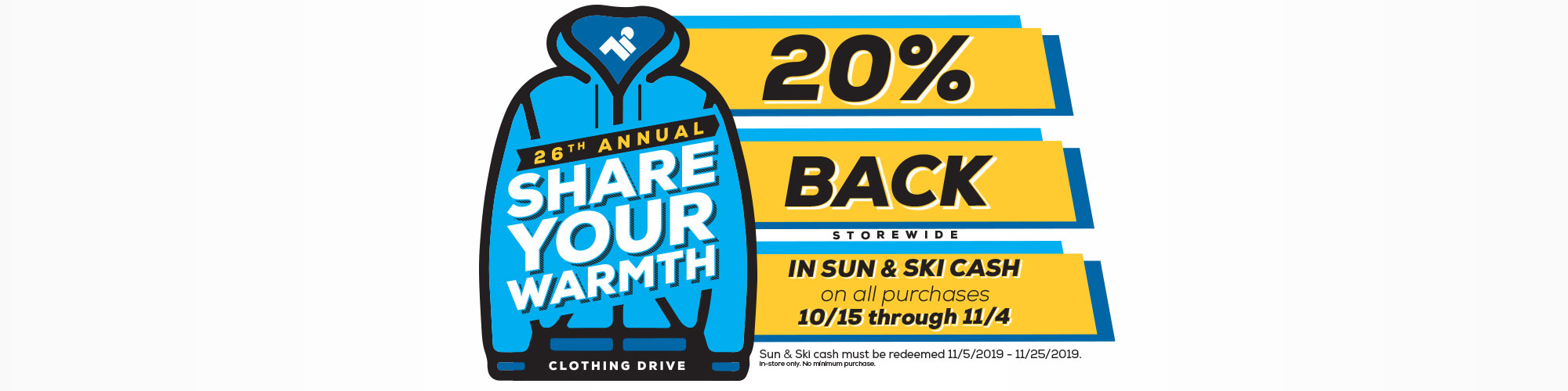 Share Your Warmth - Get $20 Back