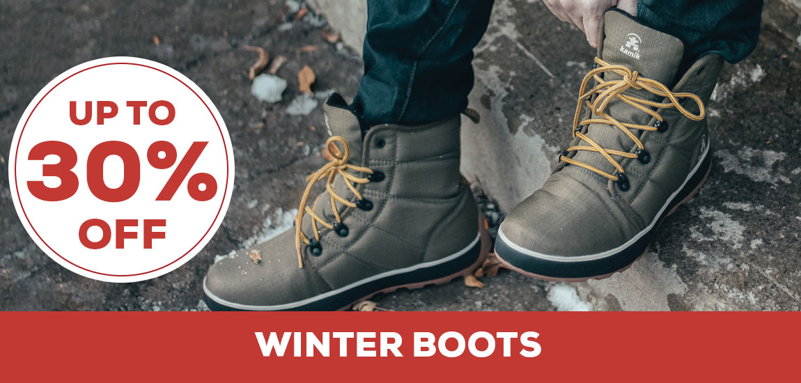 Winter Boots up to 30% Off