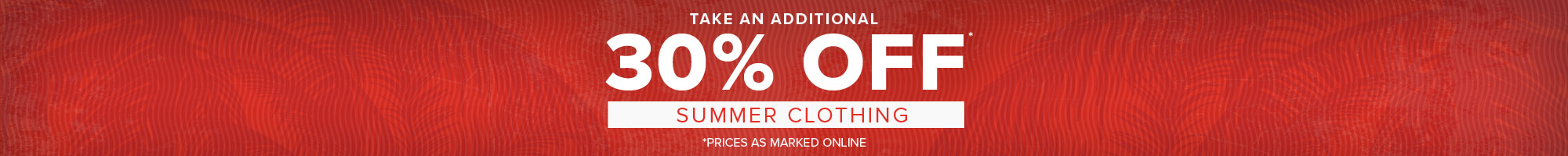 summer clothing sale