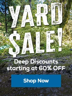 Yard Sale! Deals Starting at 60% Off