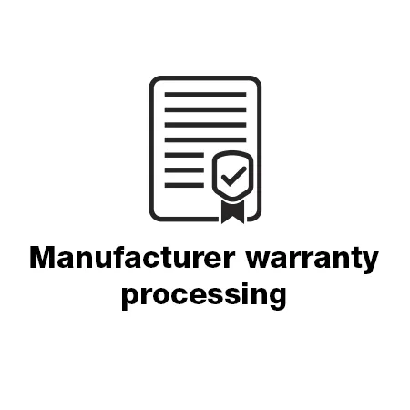 Manufacturer warranty processing