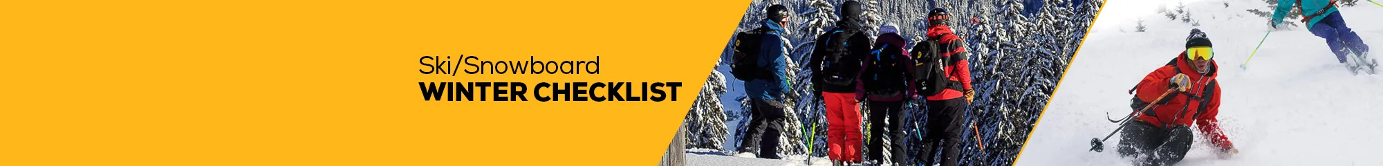 Ski Snowboard Winter Checklist