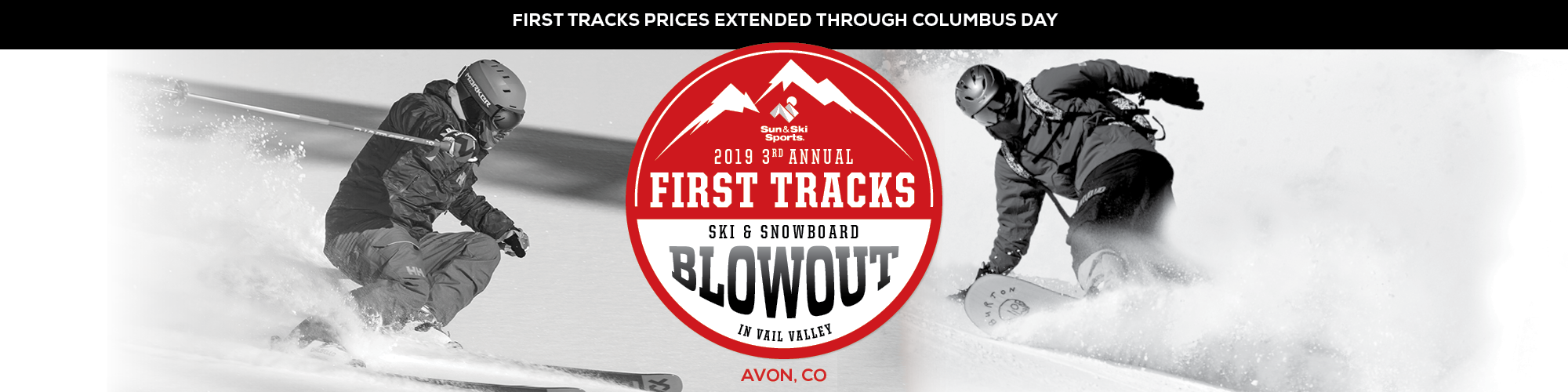 Save the date. First tracks Friday, October 4th through October 6th in Avon, Co. 