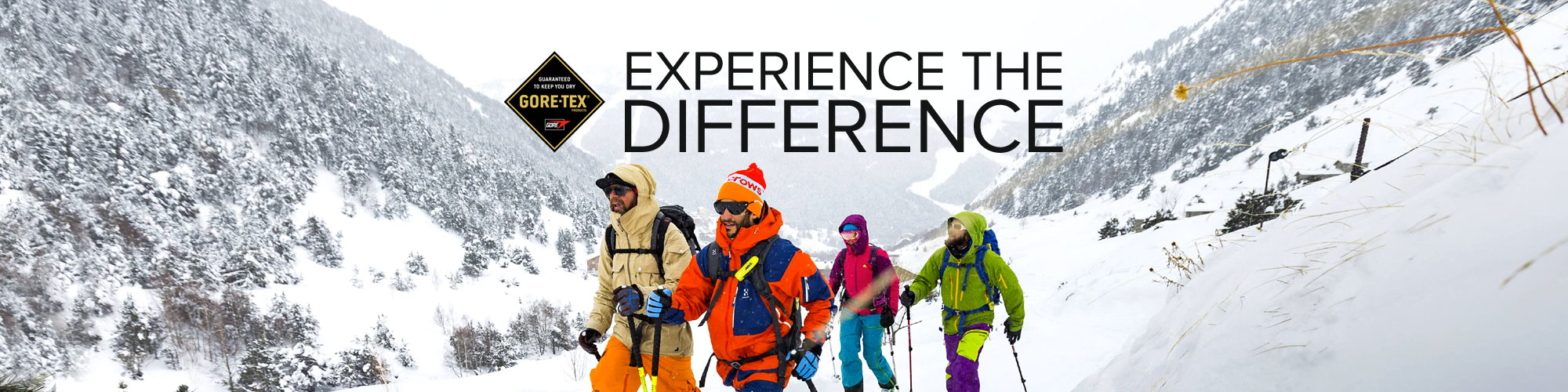 Experience the Difference with GORE-TEX Products