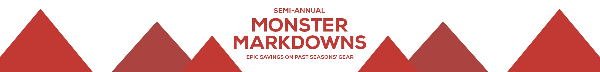 Monster Markdowns
