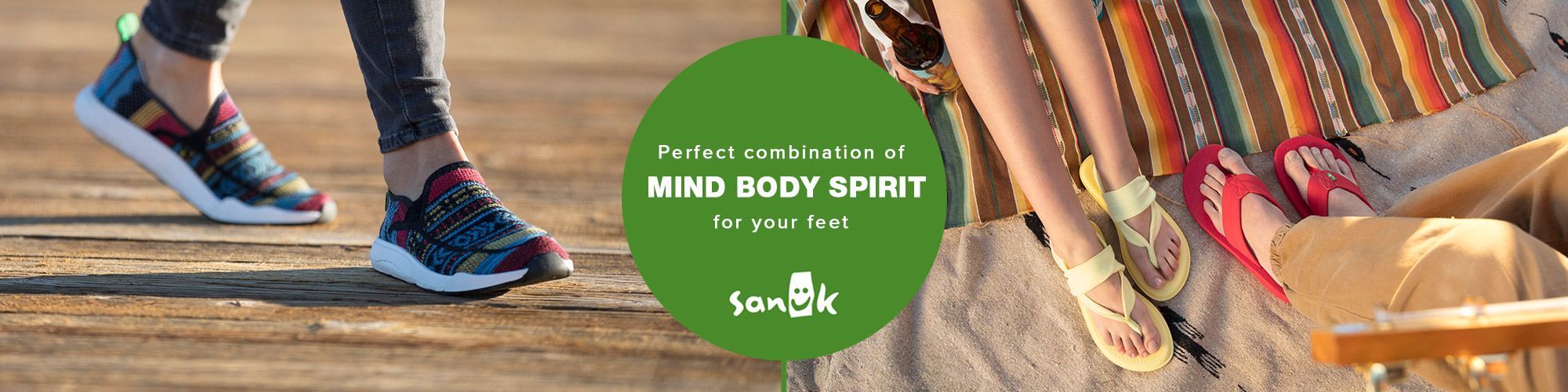 Sanuk sandals and casual shoes