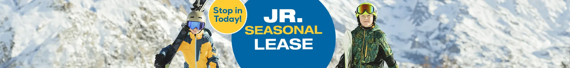 Junior Ski & Snowboard Seasonal Lease