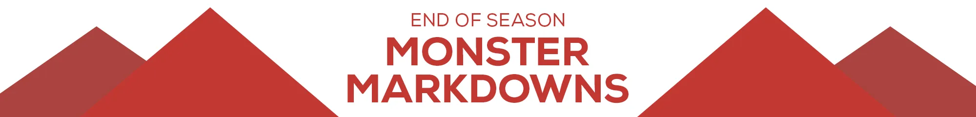 Monster Markdowns