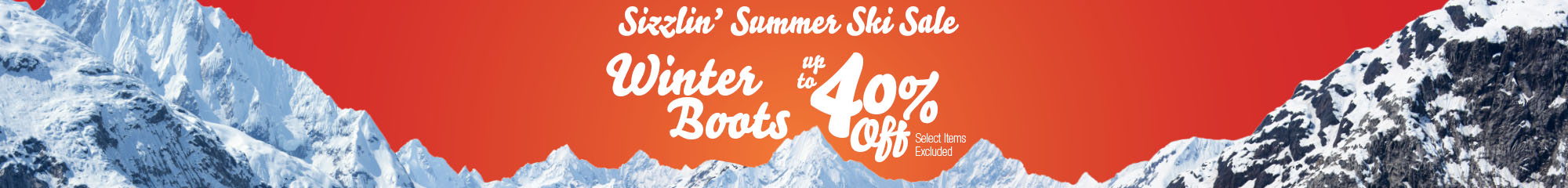 Winter boots up to 40% off