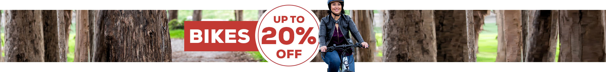 Bikes up to 20% Off