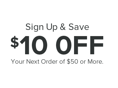 Save $10 Off $50 on your first order.