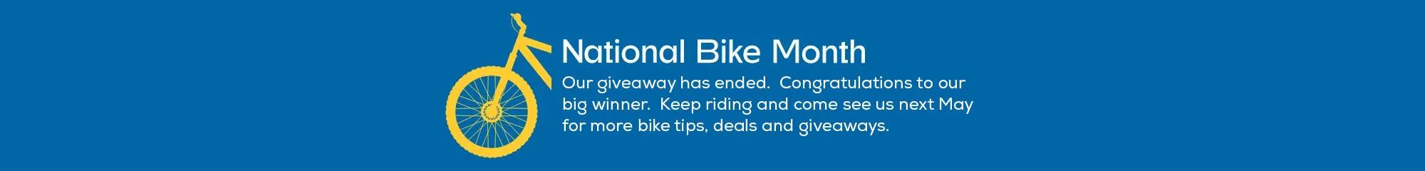 May is National Bike Month 
