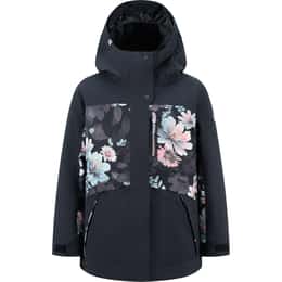 ROXY Girls' Floral Block Parka