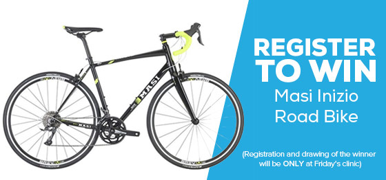 Bike Raffle - Enter to win Masi Inizio Road Bike